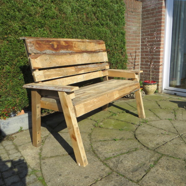 Houten tuinbank